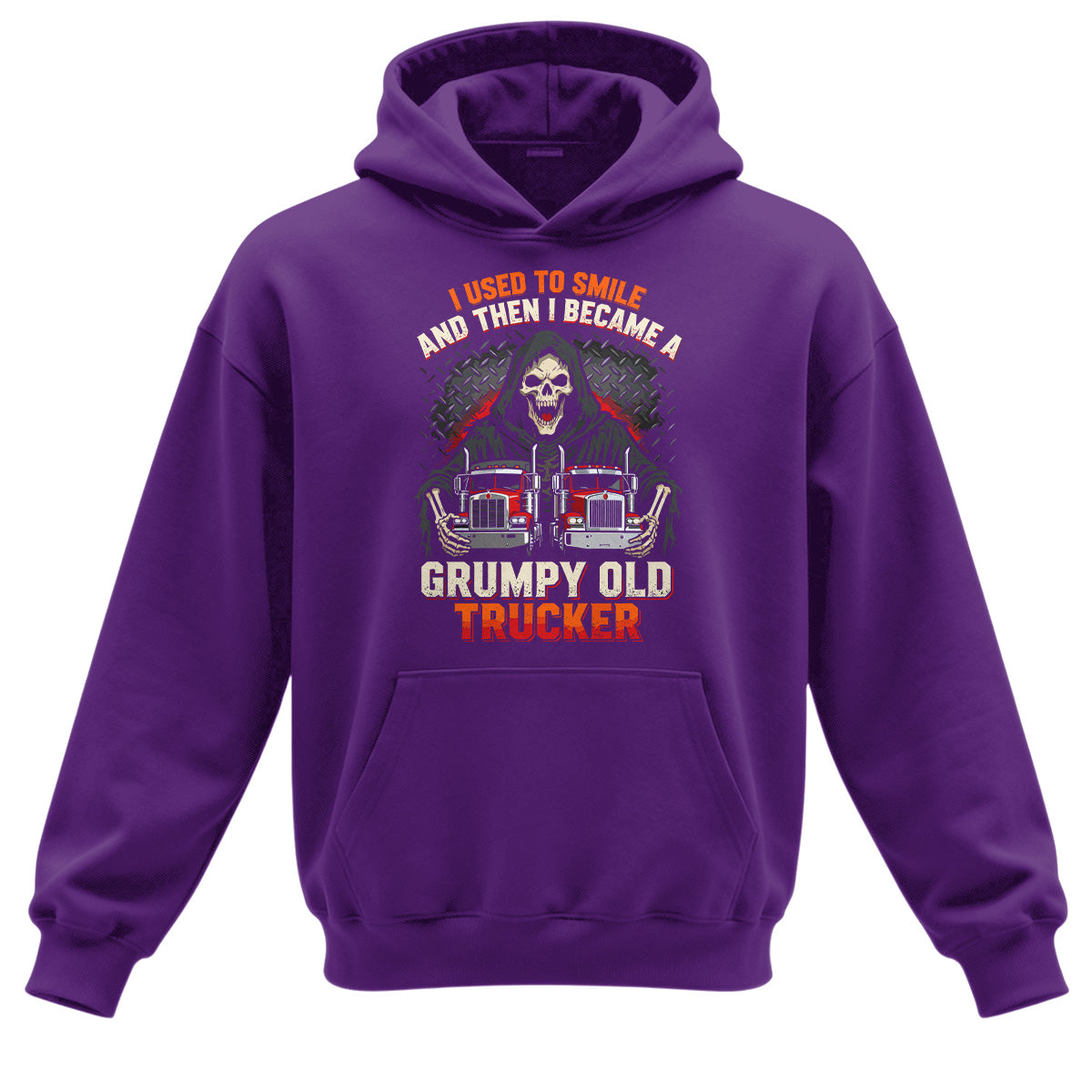 Grumpy Old Trucker Heavyweight Hoodie