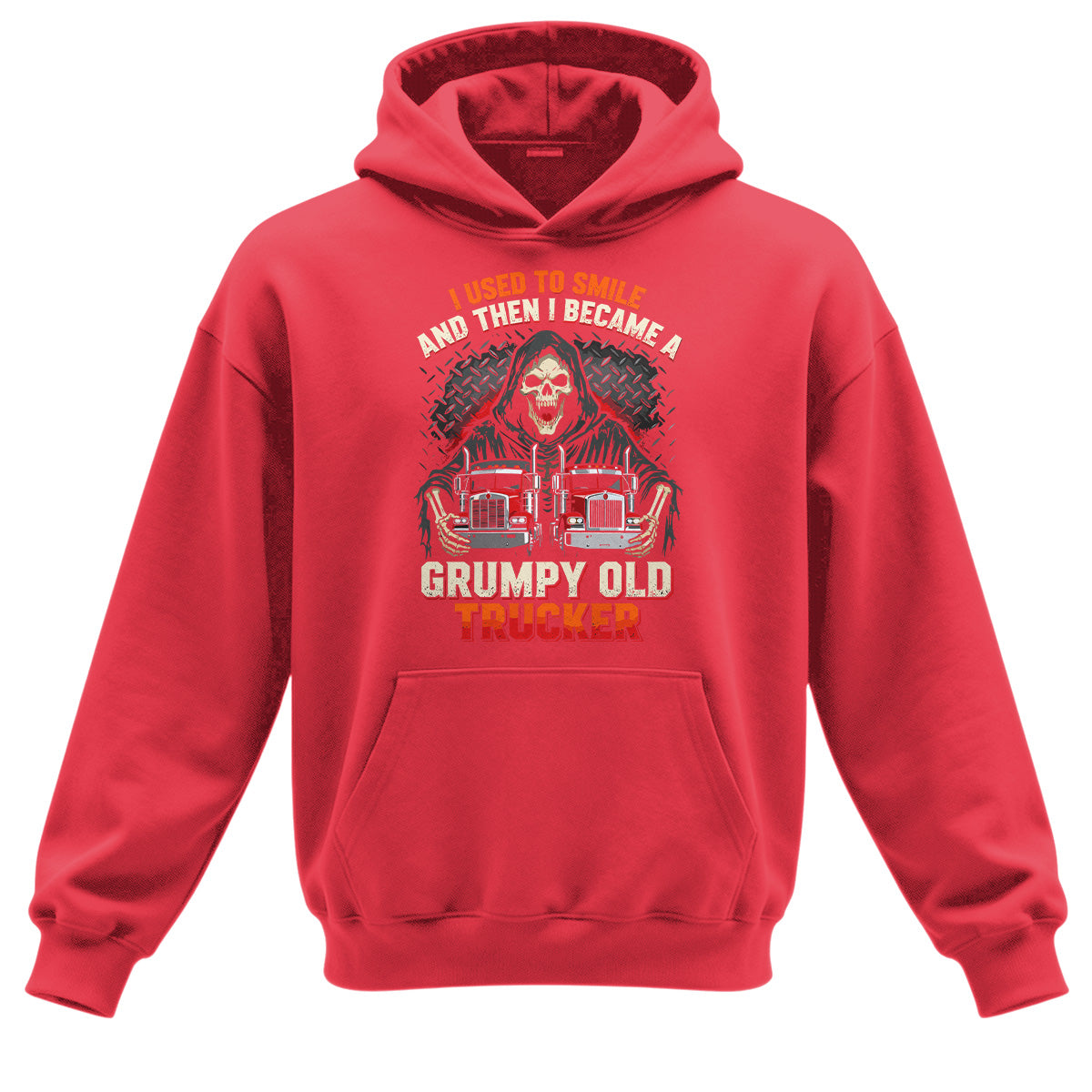 Grumpy Old Trucker Heavyweight Hoodie