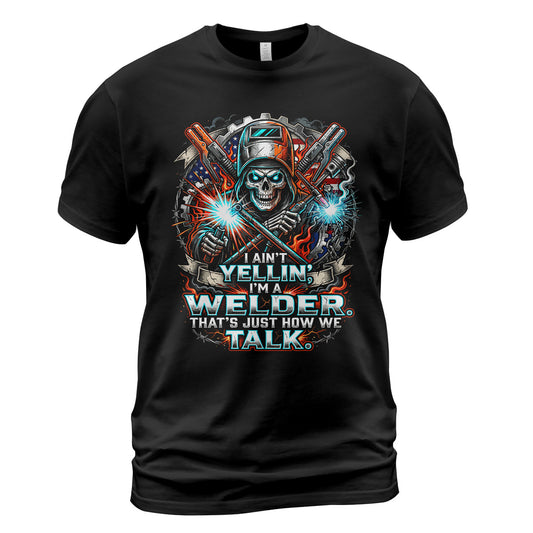 Welder Skull: How We Talk T-Shirt