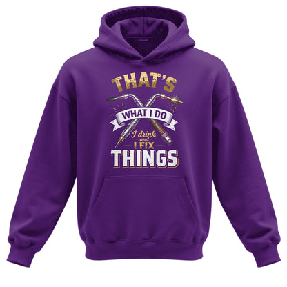 I Drink And I Fix Things Welder Hoodie