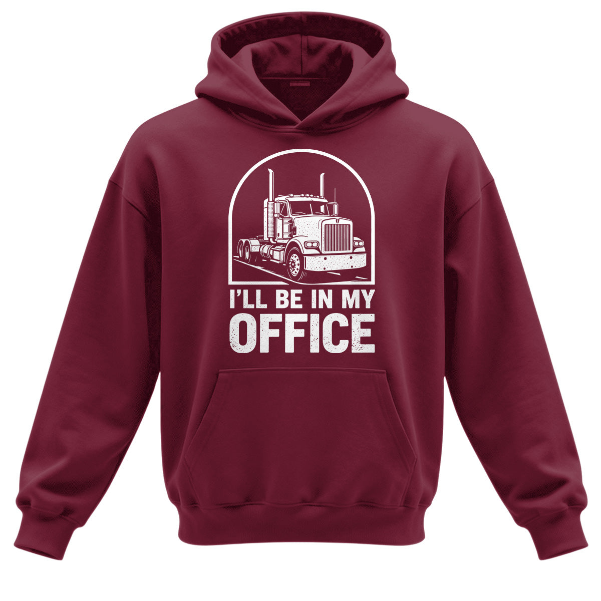 I'll Be In My Office Trucker Hoodie