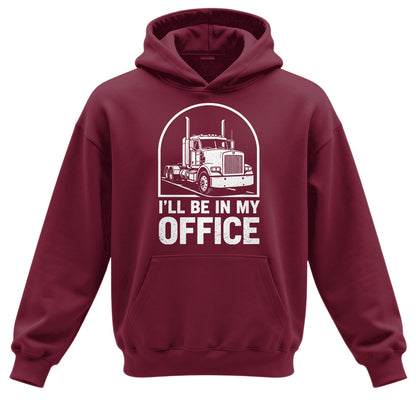 I'll Be In My Office Trucker Hoodie