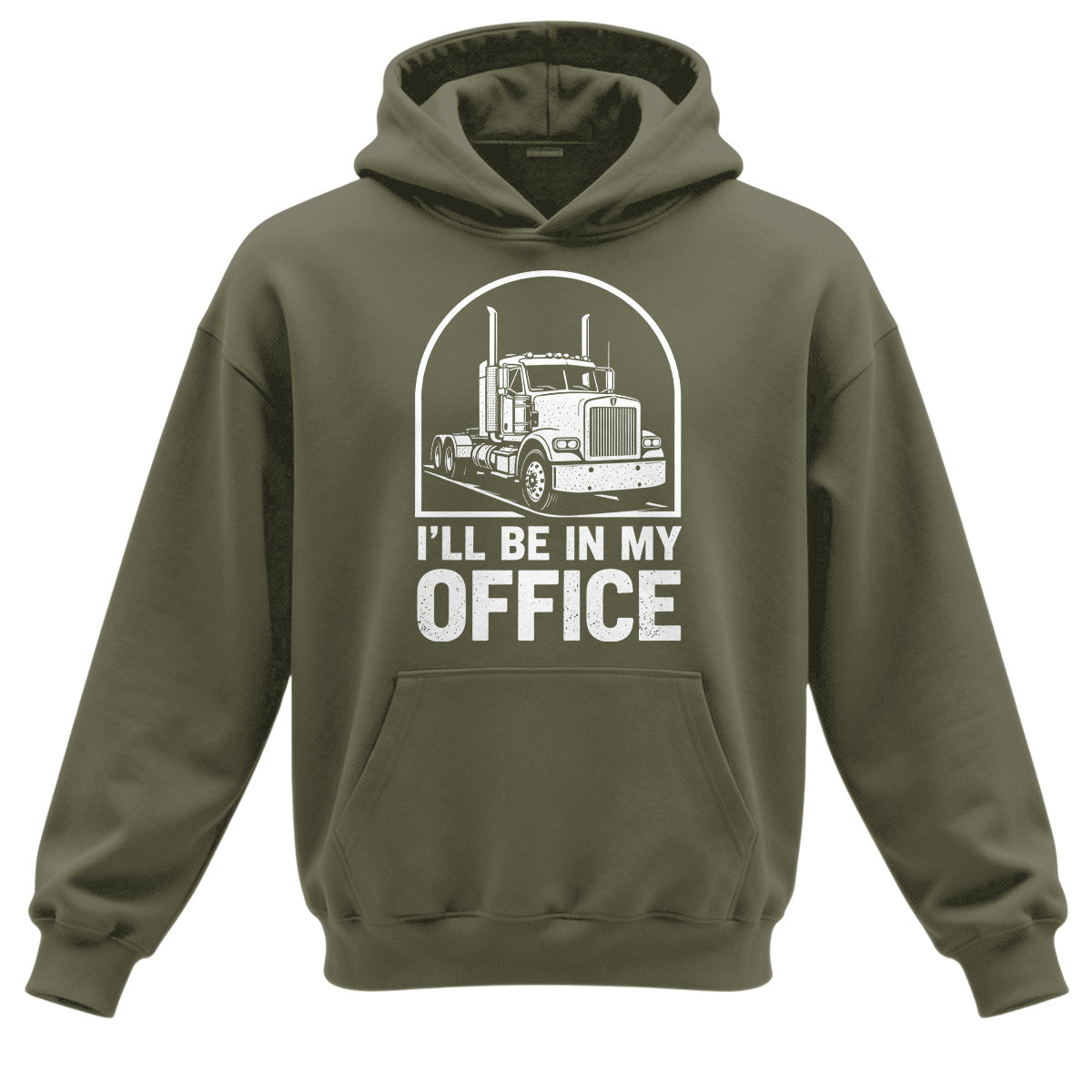 I'll Be In My Office Trucker Hoodie