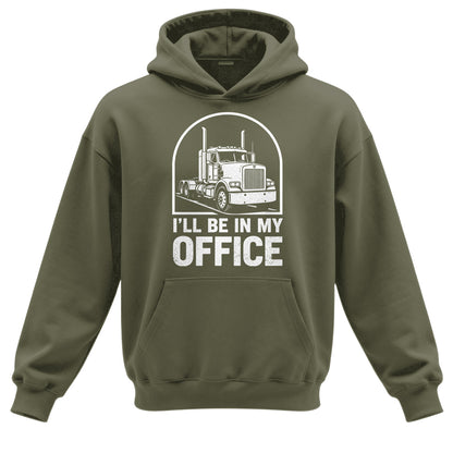 I'll Be In My Office Trucker Hoodie
