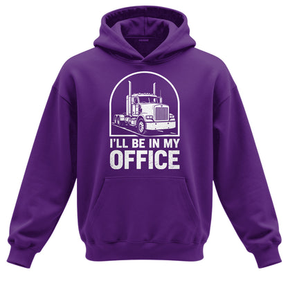 I'll Be In My Office Trucker Hoodie