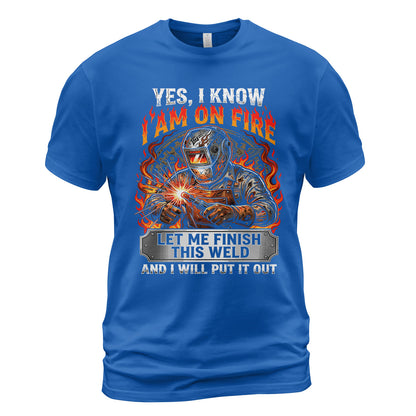 I'm On Fire Welder T-Shirt