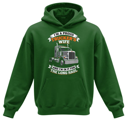Long Haul Truckers Wife Hoodie