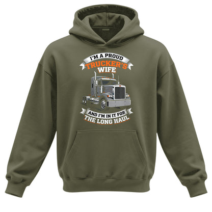 Long Haul Truckers Wife Hoodie