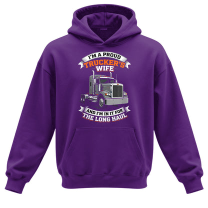 Long Haul Truckers Wife Hoodie