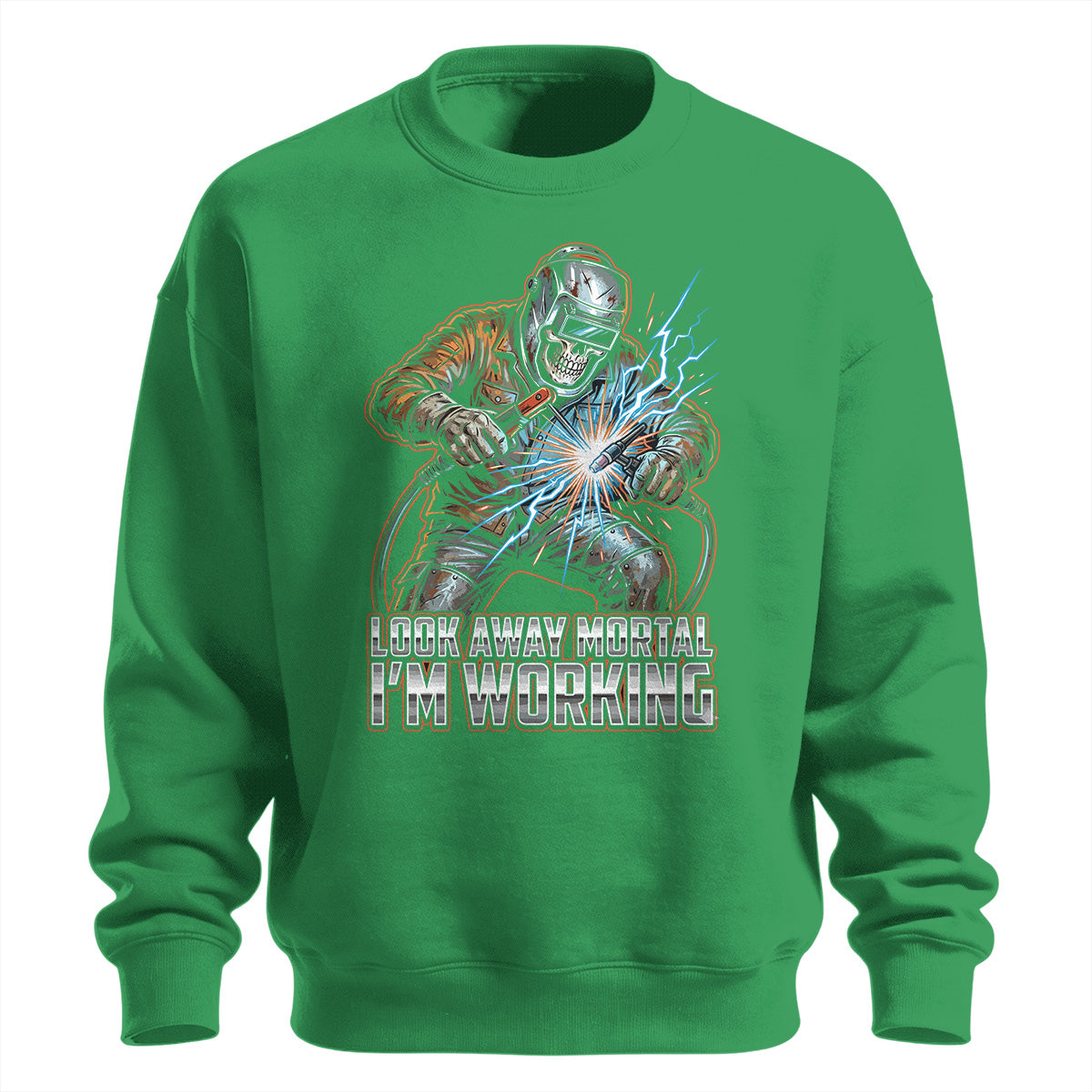 Look Away Mortal Welder Sweatshirt