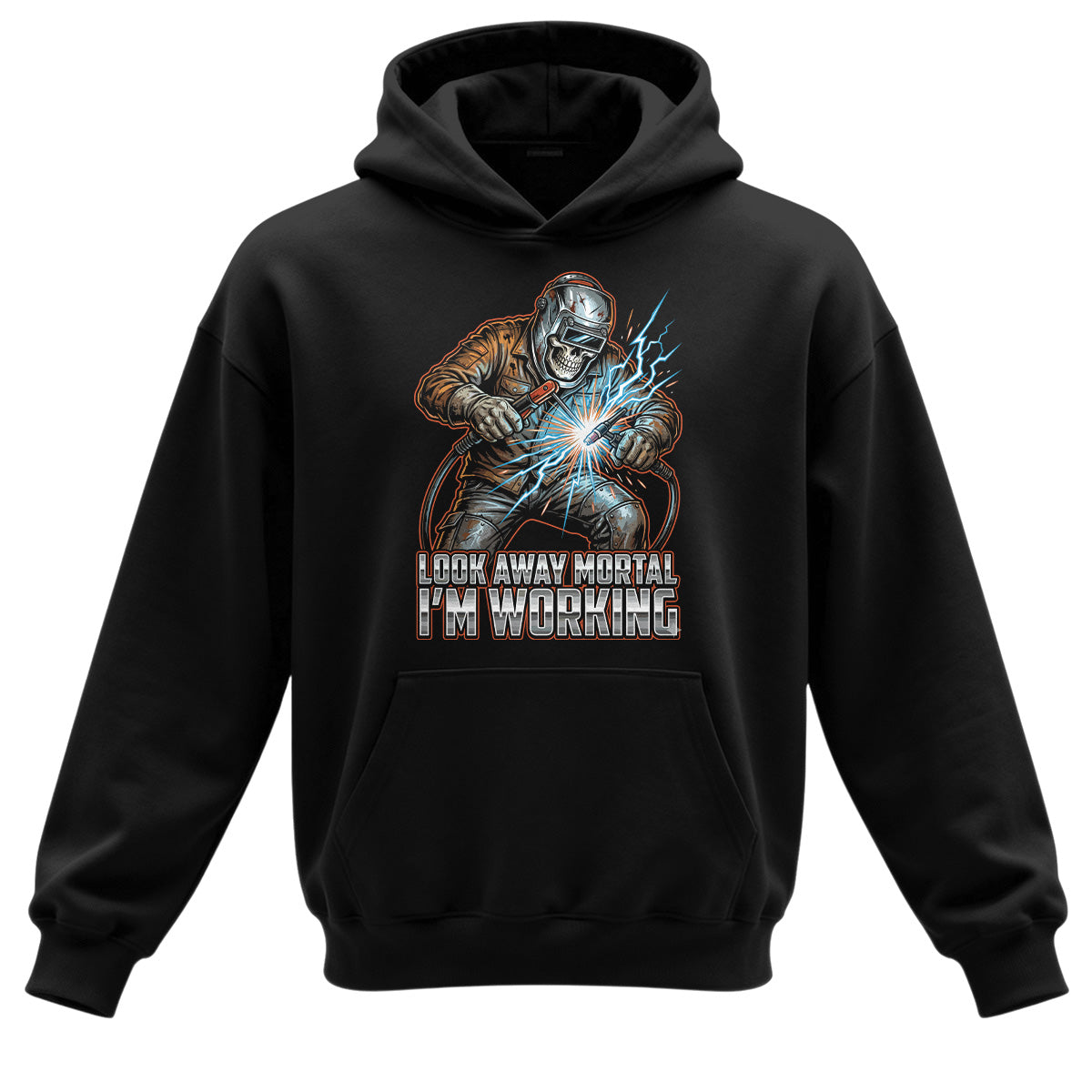 Look Away Mortal Welder Hoodie