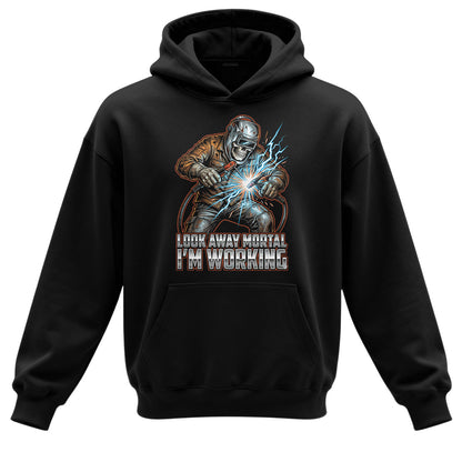 Look Away Mortal Welder Hoodie