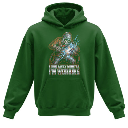 Look Away Mortal Welder Hoodie