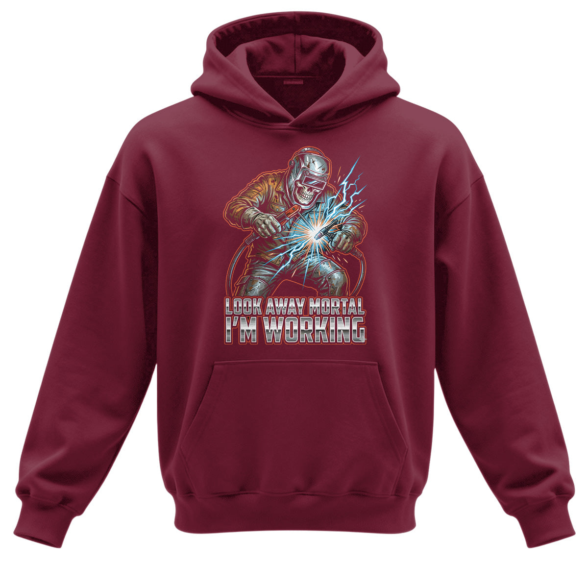 Look Away Mortal Welder Hoodie
