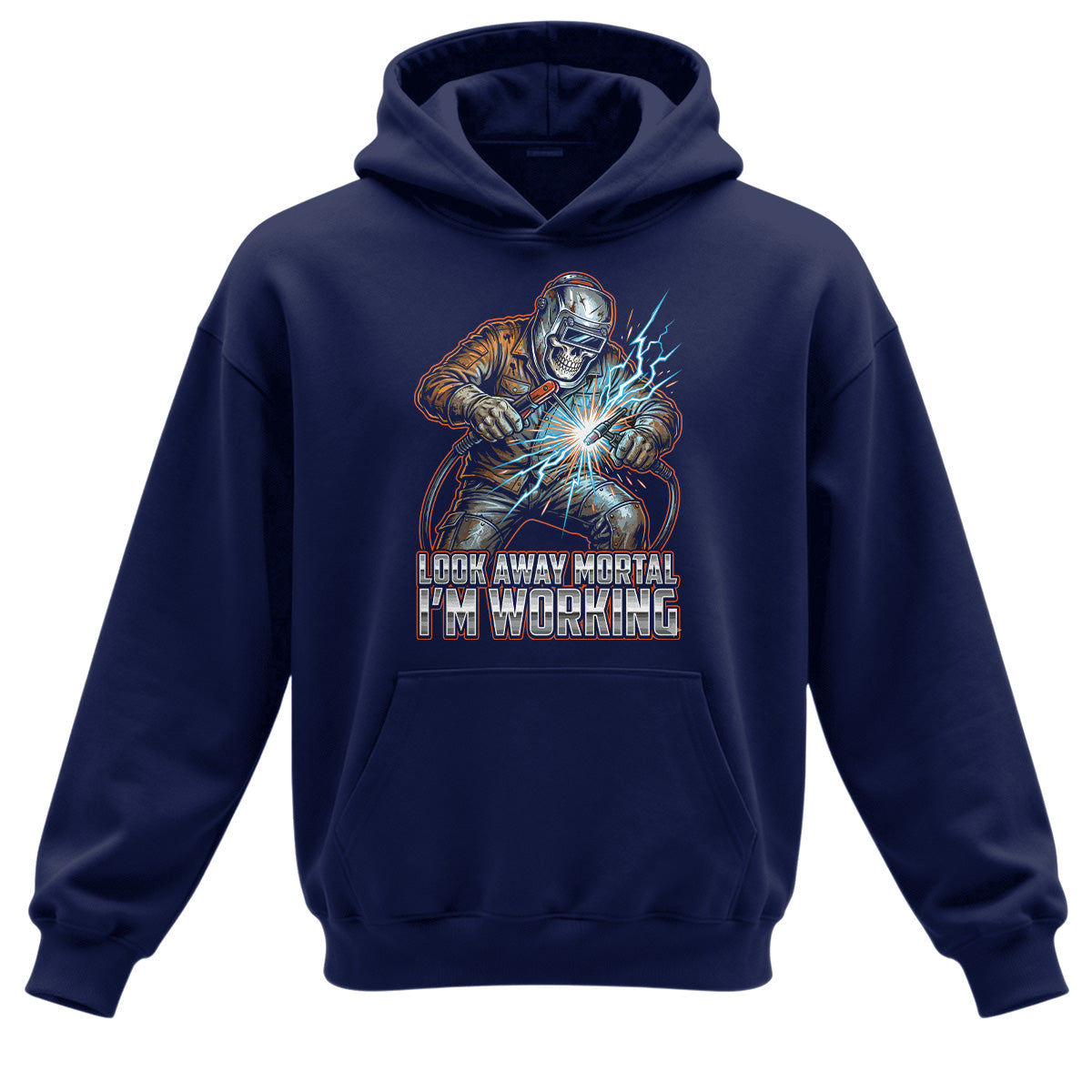 Look Away Mortal Welder Hoodie
