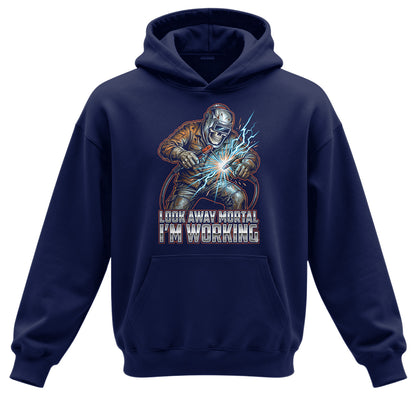 Look Away Mortal Welder Hoodie