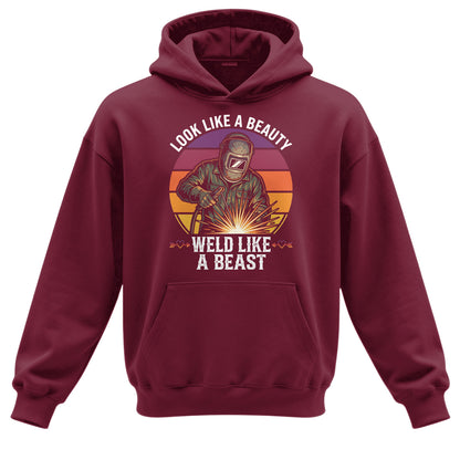 Look Like A Beauty Weld Like A Beast Hoodie