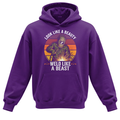 Look Like A Beauty Weld Like A Beast Hoodie