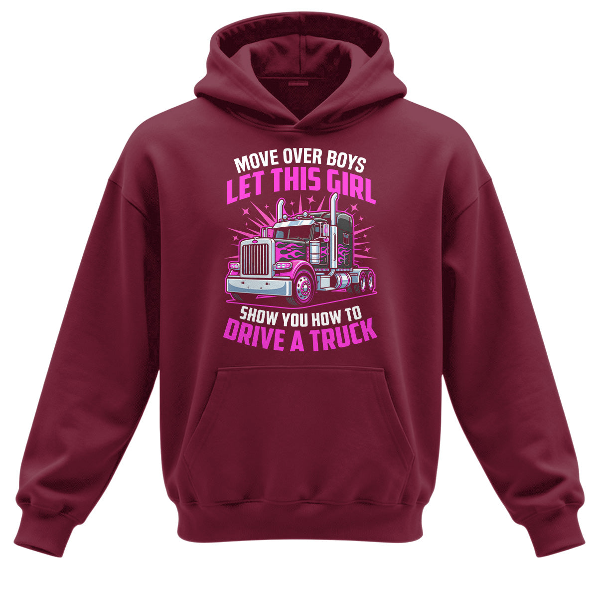 Move Over Boys Trucker Hoodie