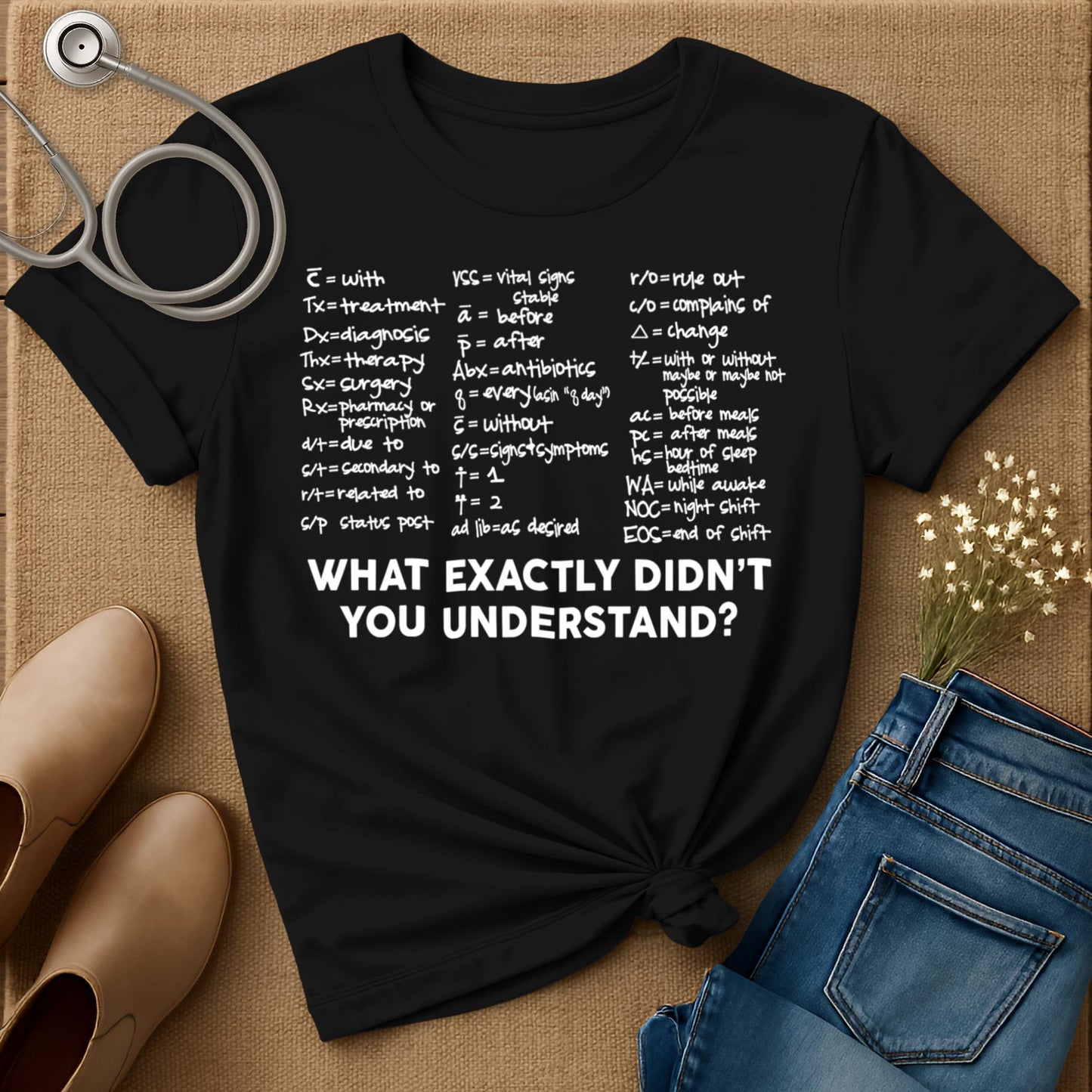 Nurse Acronyms T-Shirt