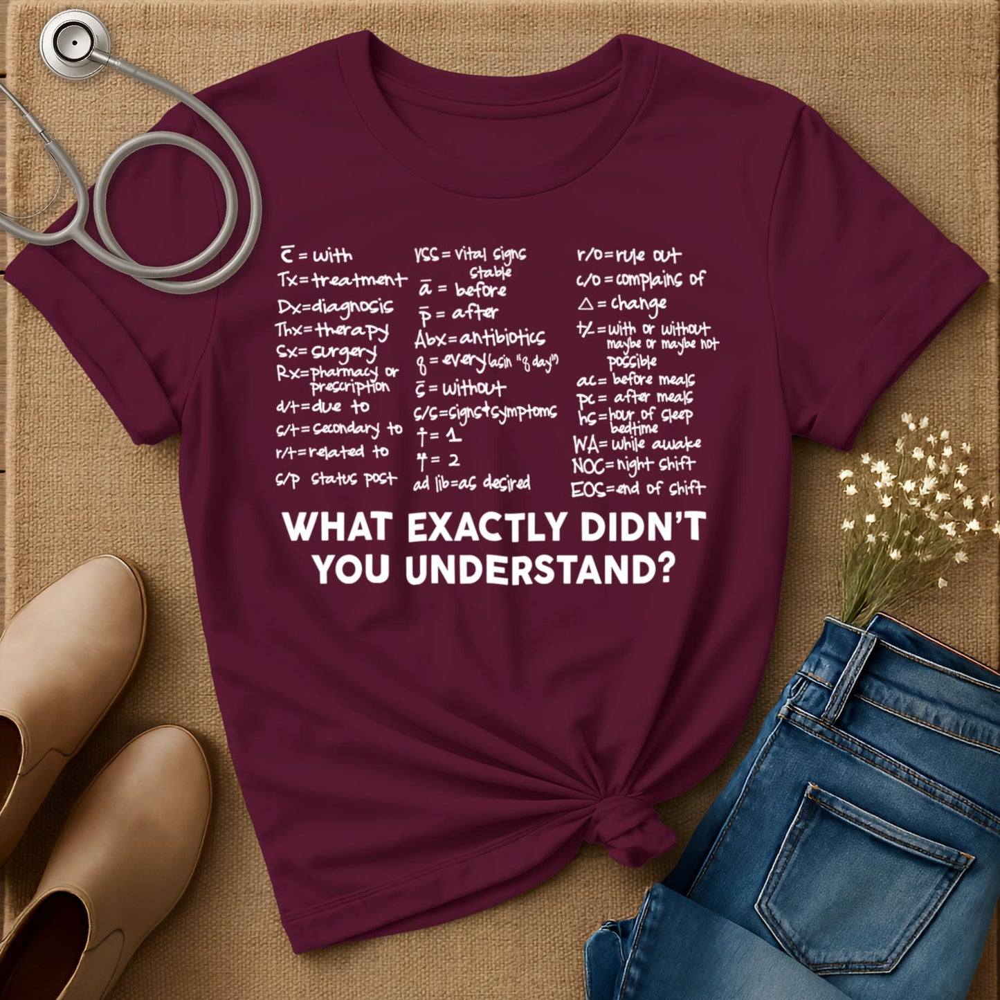 Nurse Acronyms T-Shirt