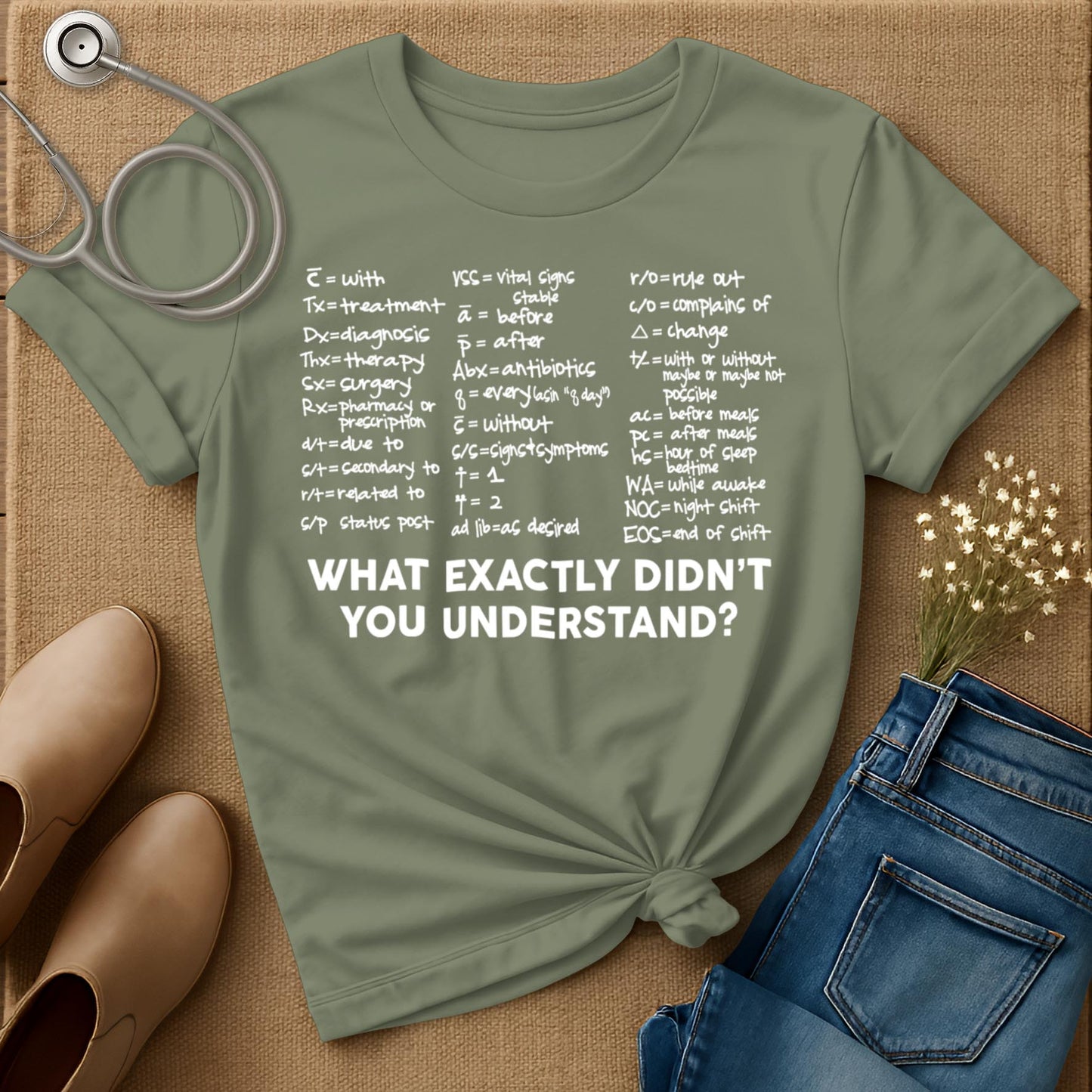 Nurse Acronyms T-Shirt