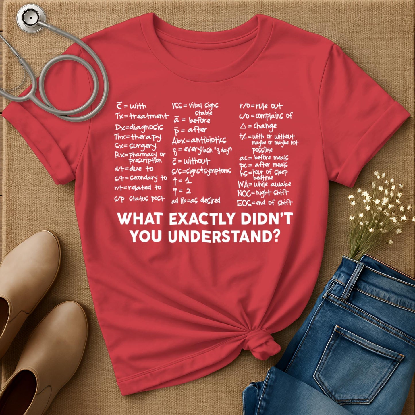 Nurse Acronyms T-Shirt