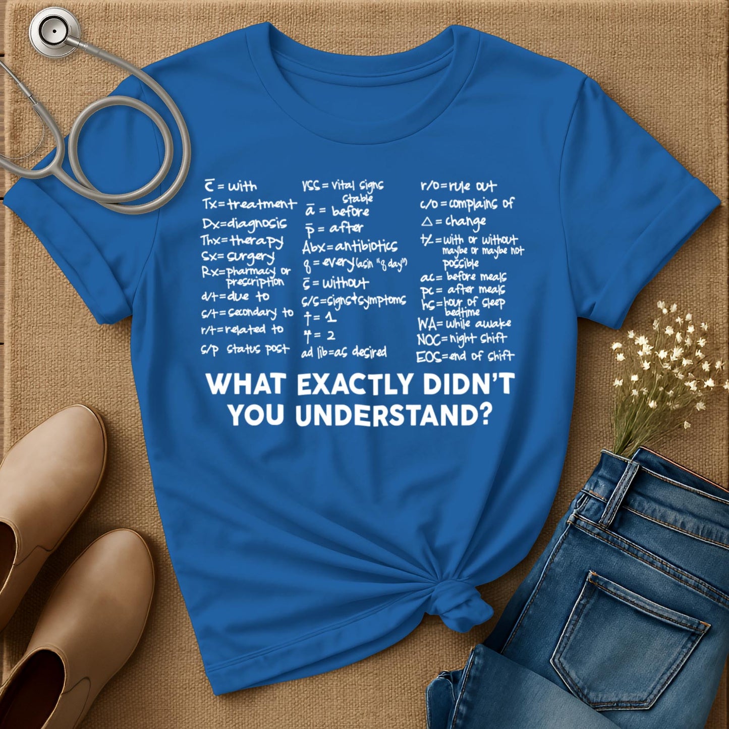 Nurse Acronyms T-Shirt