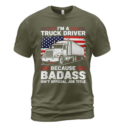 Official Badass Trucker T-Shirt