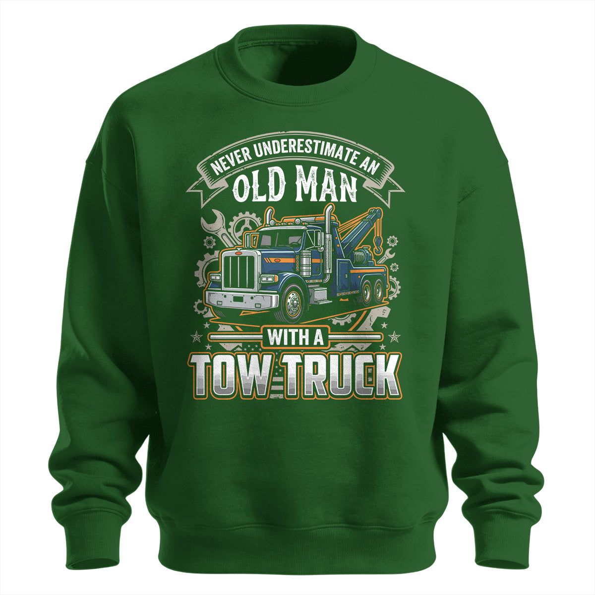 Old Man Tow Truck Sweatshirt