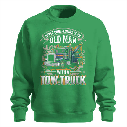 Old Man Tow Truck Sweatshirt