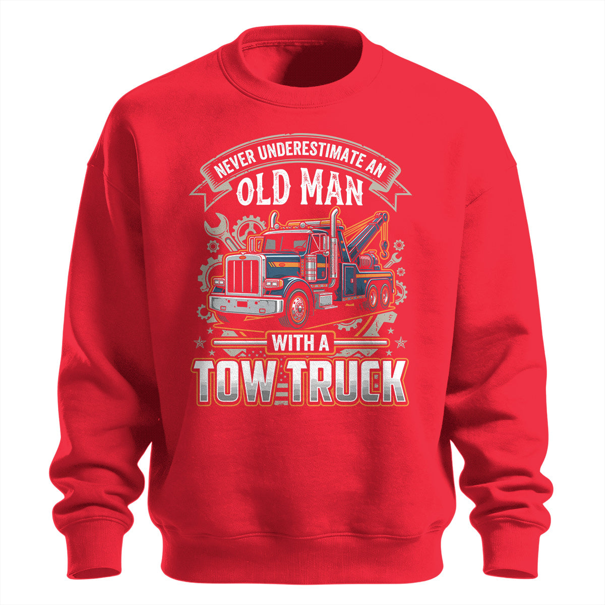 Old Man Tow Truck Sweatshirt