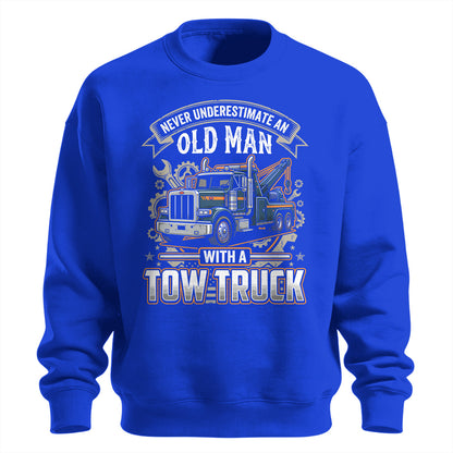 Old Man Tow Truck Sweatshirt