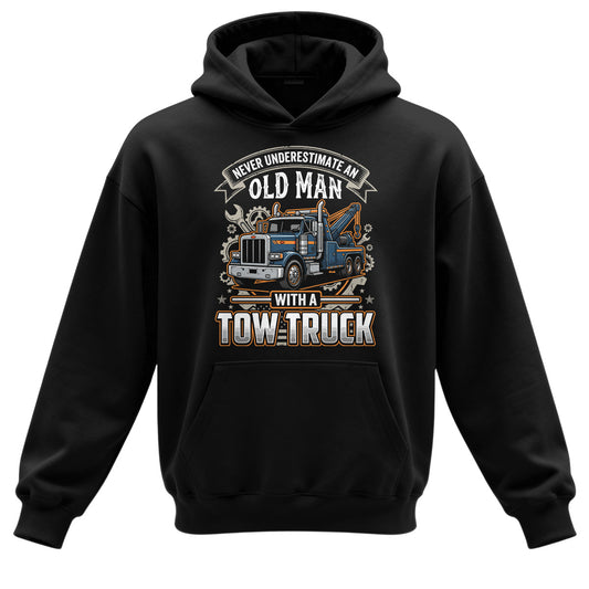Old Man Tow Truck Hoodie