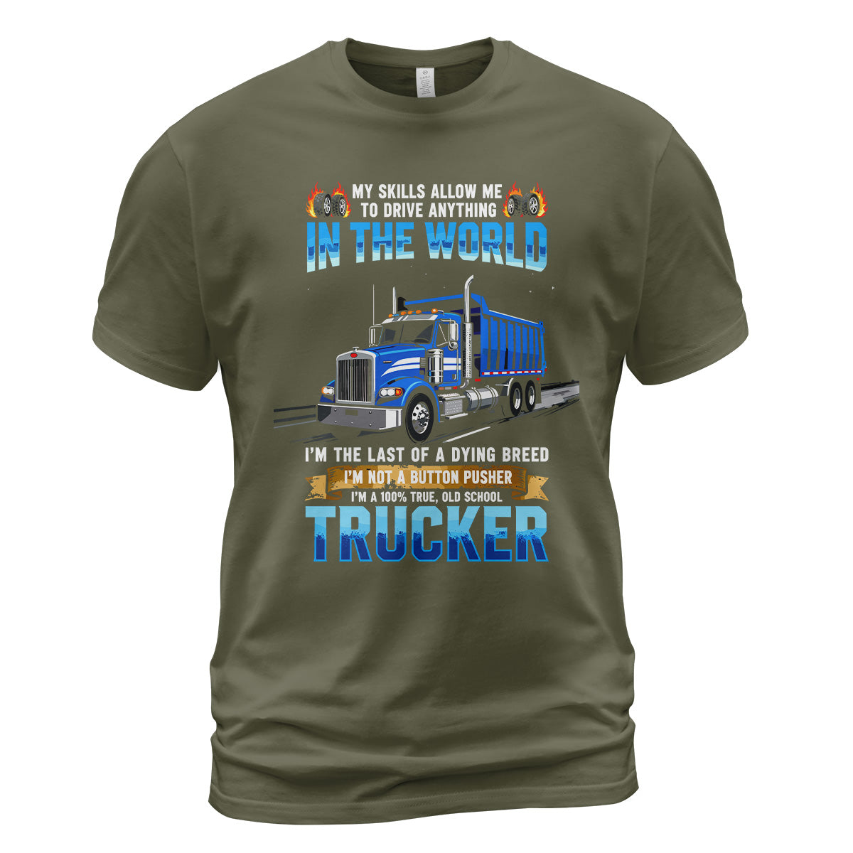 Old School Trucker Dying Breed T-Shirt