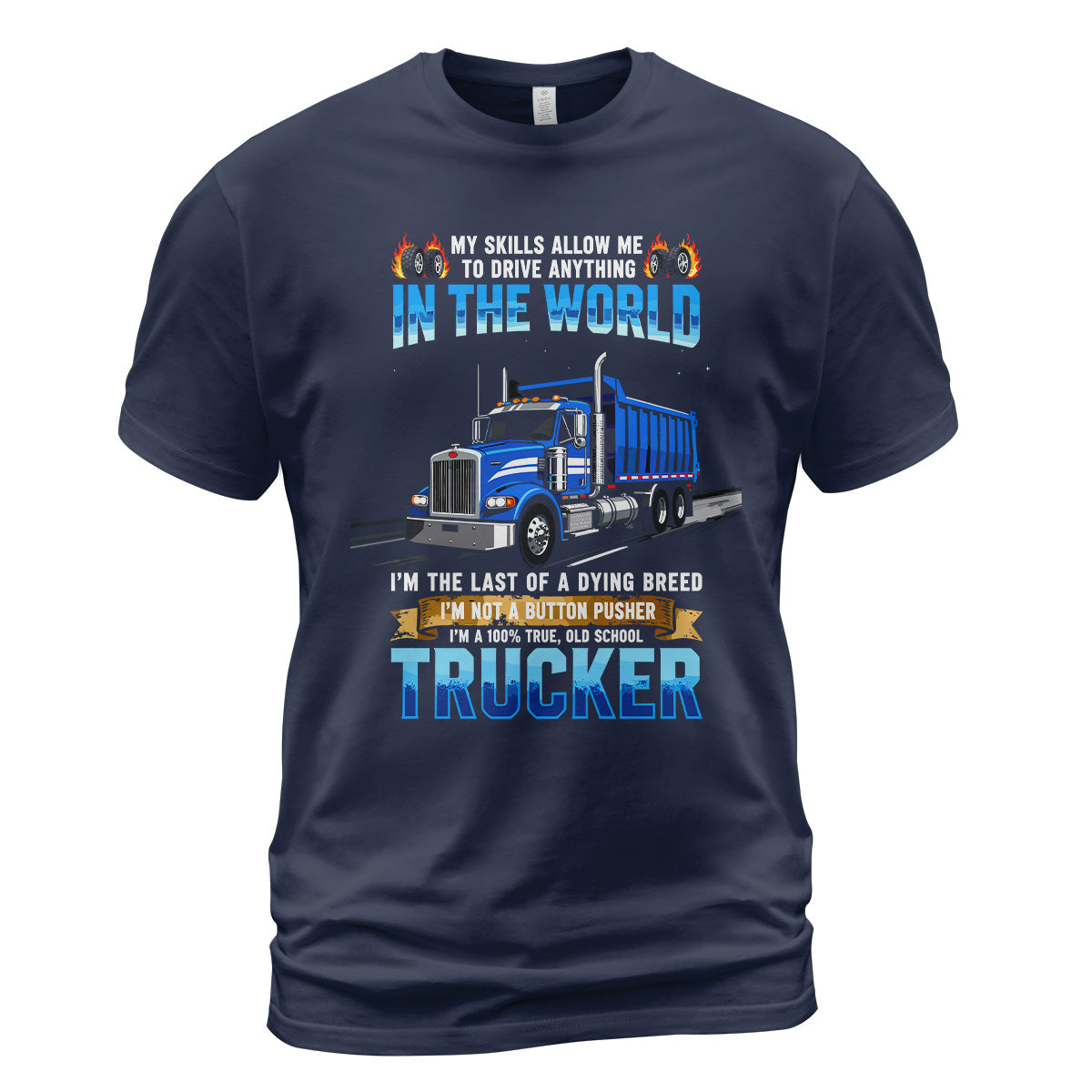 Old School Trucker Dying Breed T-Shirt