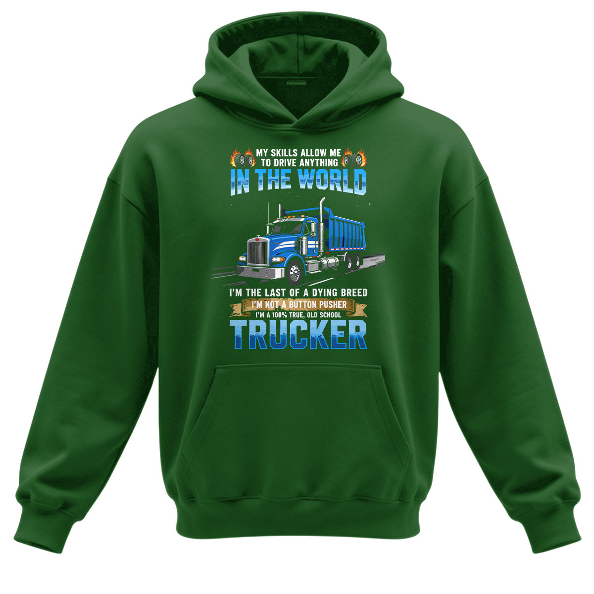 Old School Trucker Dying Breed Hoodie