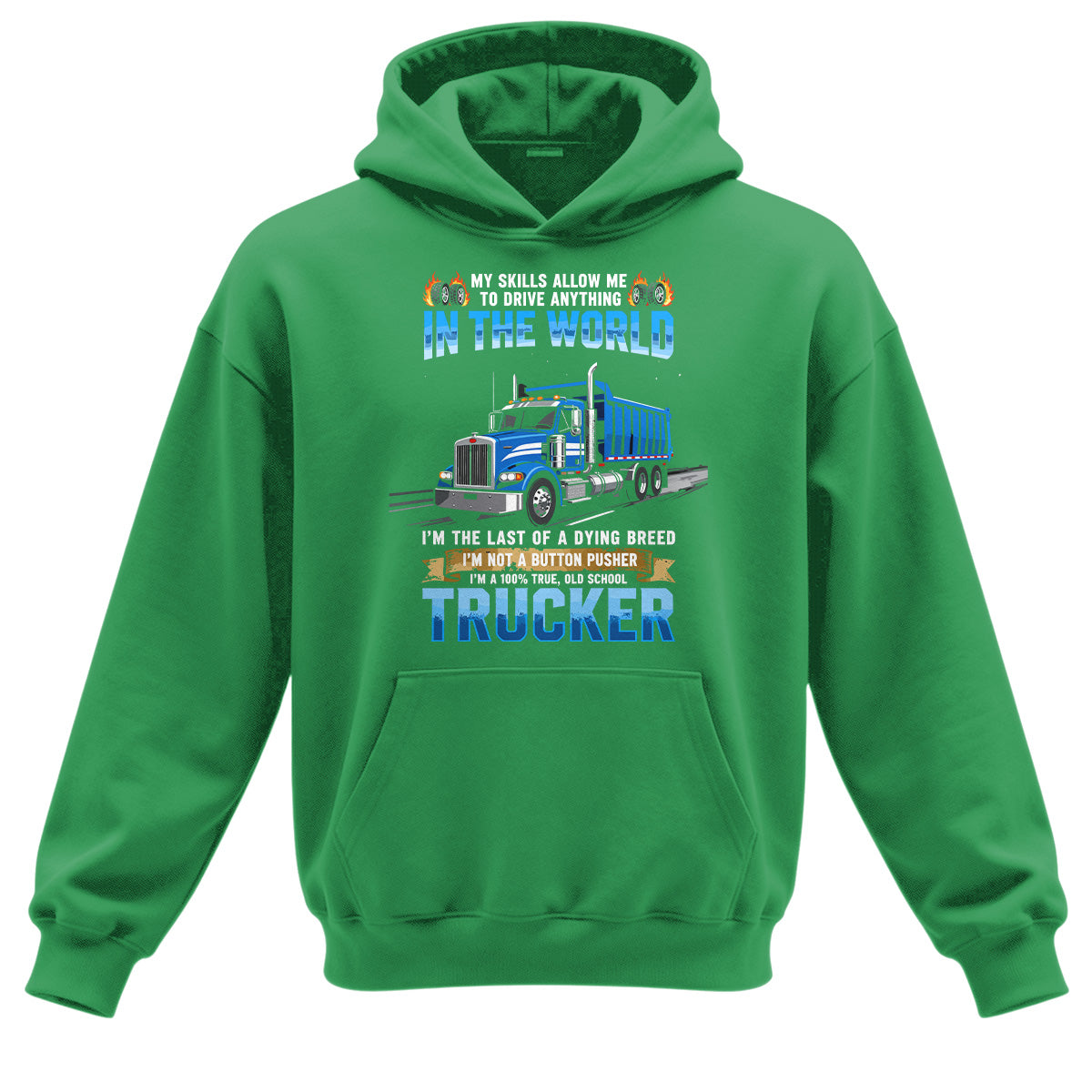 Old School Trucker Dying Breed Hoodie