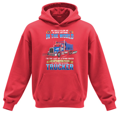 Old School Trucker Dying Breed Hoodie