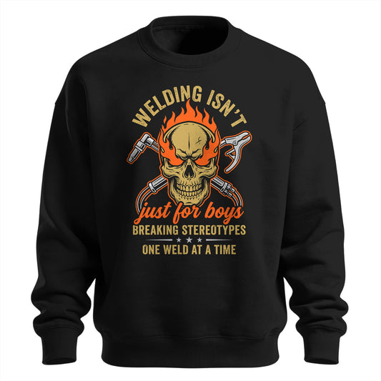 On Fire Welder - Finish This Weld Sweatshirt
