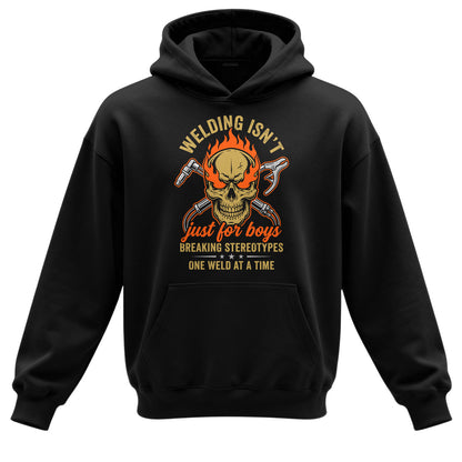 On Fire Welder - Finish This Weld Hoodie