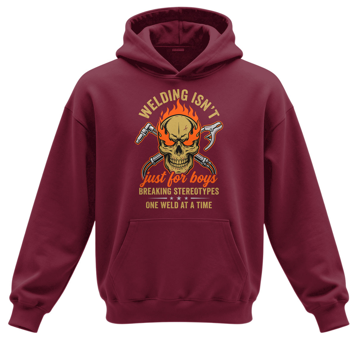 On Fire Welder - Finish This Weld Hoodie