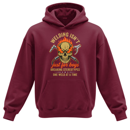 On Fire Welder - Finish This Weld Hoodie