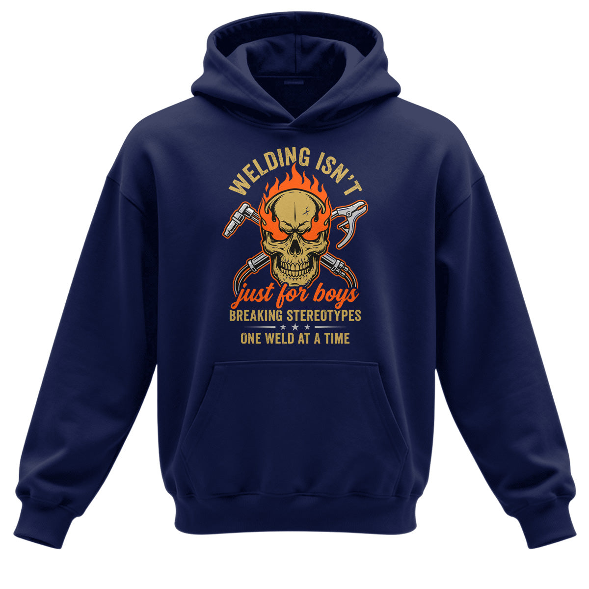 On Fire Welder - Finish This Weld Hoodie