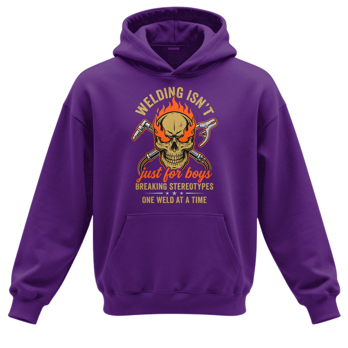 On Fire Welder - Finish This Weld Hoodie