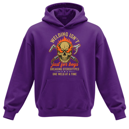 On Fire Welder - Finish This Weld Hoodie