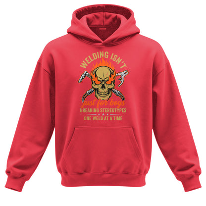 On Fire Welder - Finish This Weld Hoodie