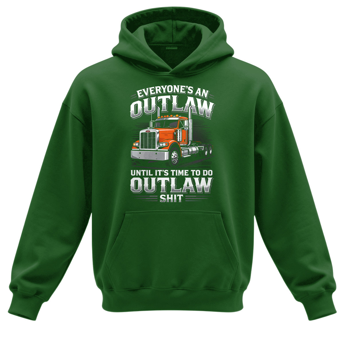 Outlaw Trucker Heavy Duty Hoodie