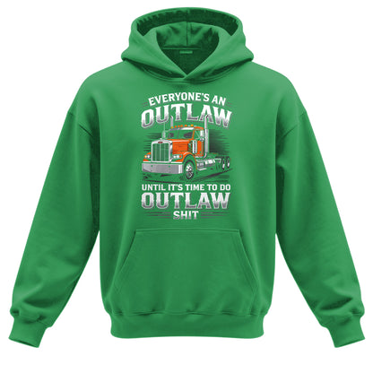 Outlaw Trucker Heavy Duty Hoodie