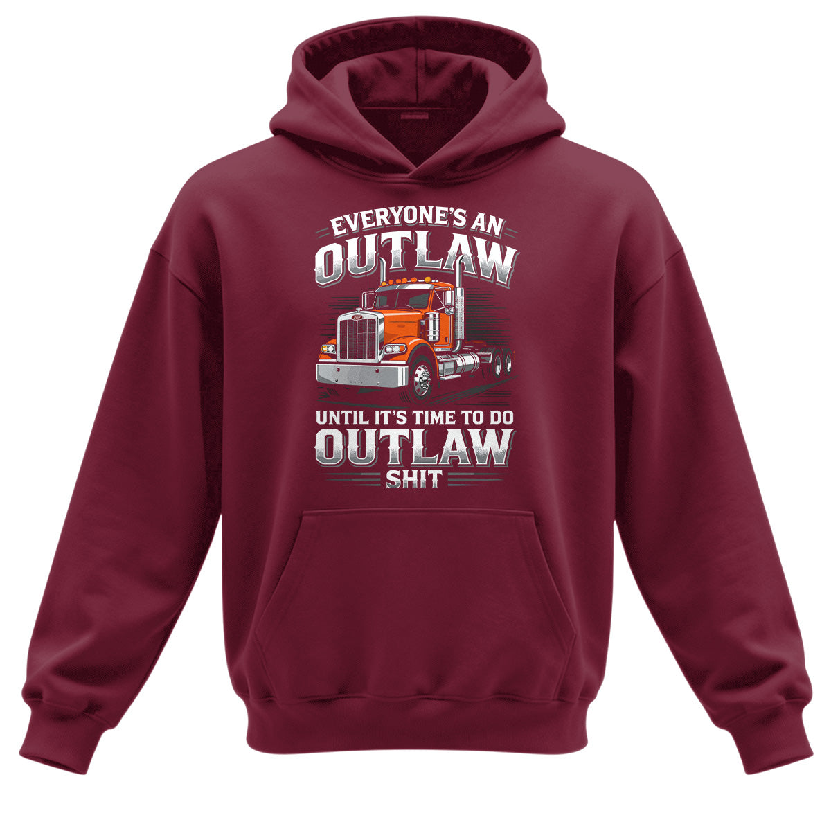 Outlaw Trucker Heavy Duty Hoodie